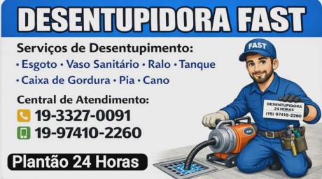 Desentupidora no Jardim Nova Europa em Campinas 19-97410-2260